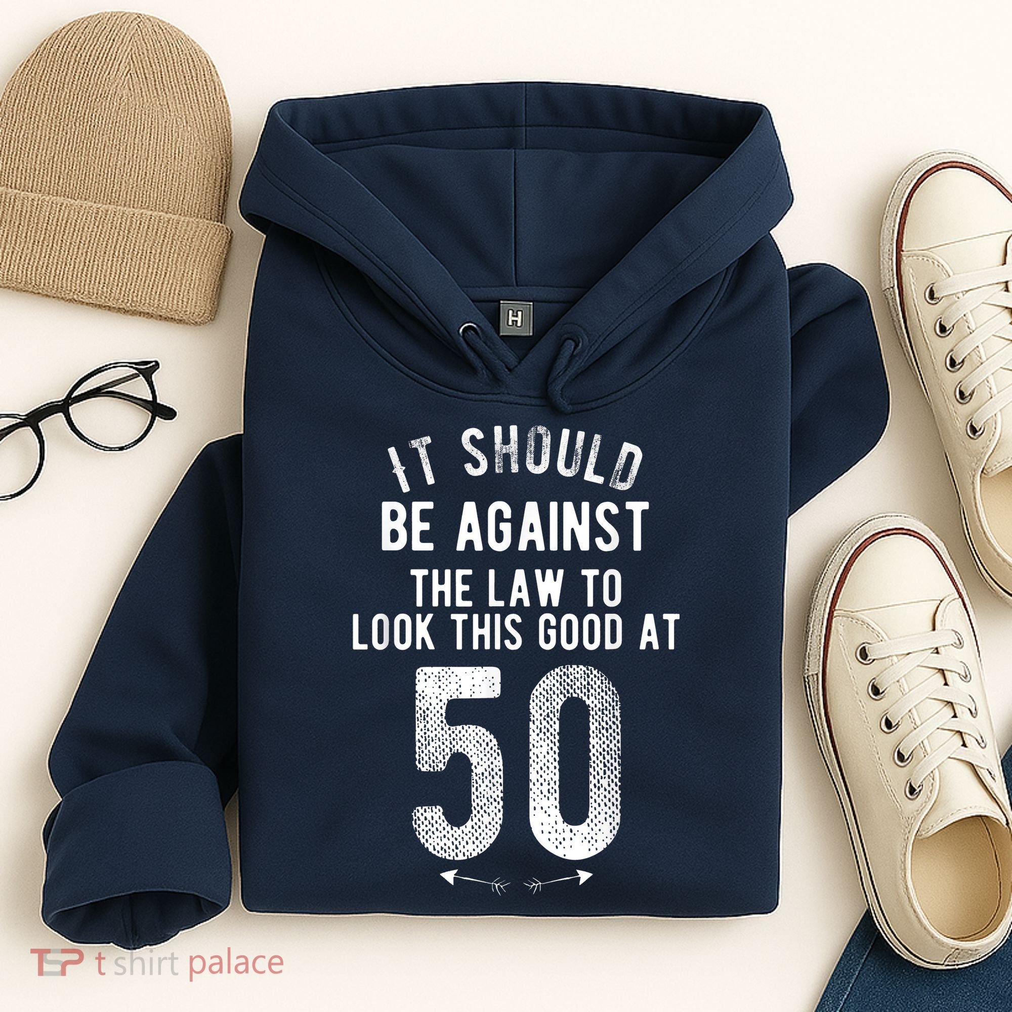 50th Birthday Gag Gift Idea 50 Year Old Joke Hoodie