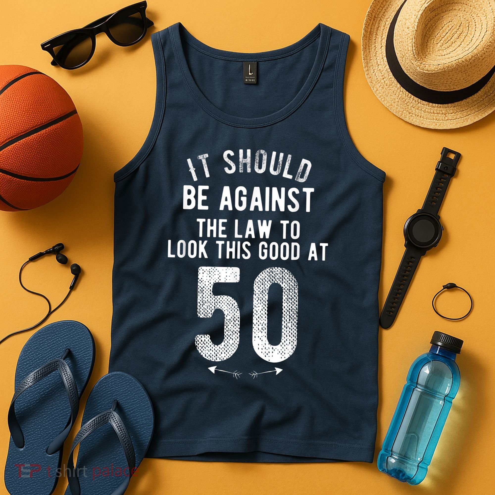 50th Birthday Gag Gift Idea 50 Year Old Joke Tank Top