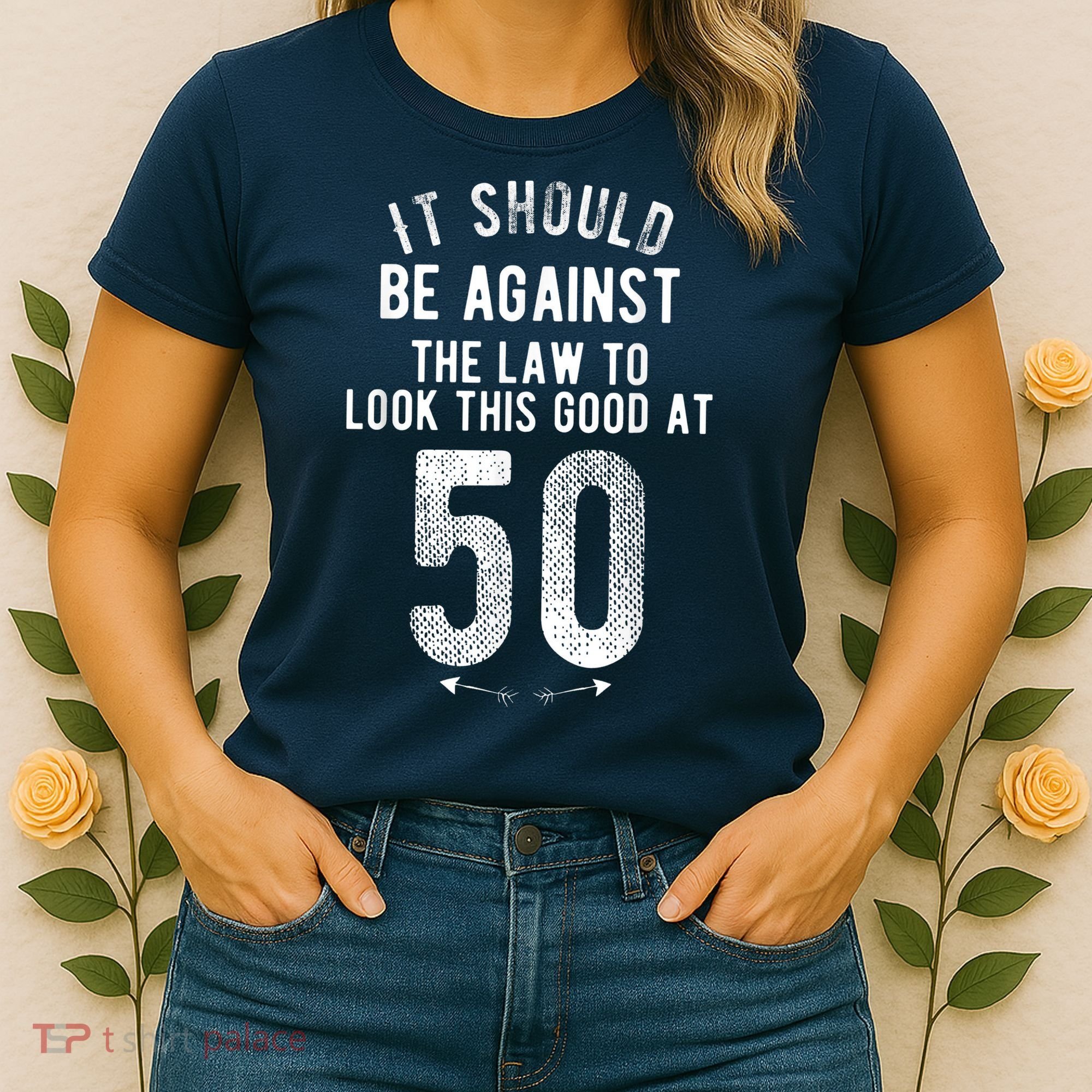 50th Birthday Gag Gift Idea 50 Year Old Joke Women's T-Shirt