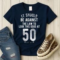 50th Birthday Gag Gift Idea 50 Year Old Joke Women's T-Shirt thumb 3