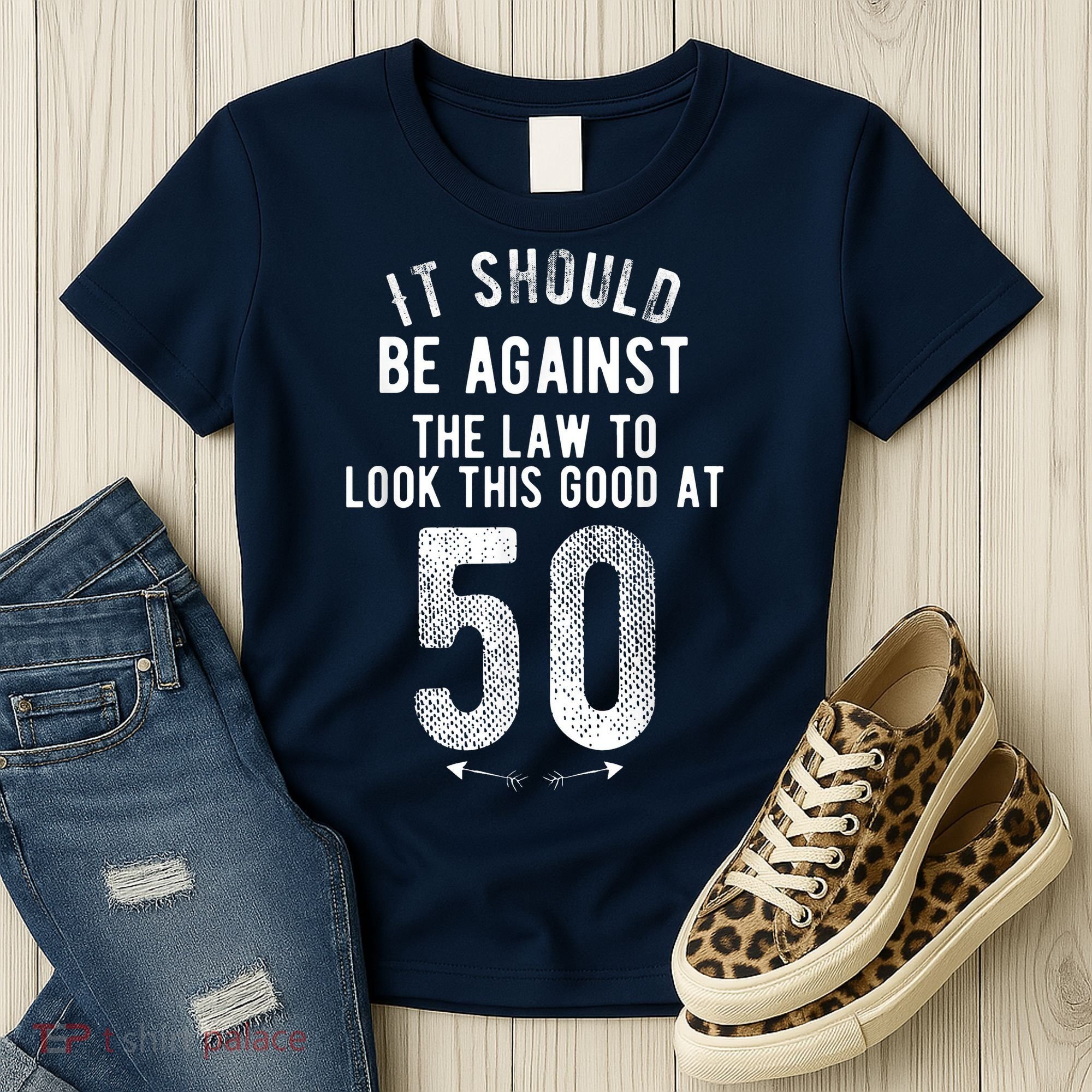 50th Birthday Gag Gift Idea 50 Year Old Joke Women's T-Shirt