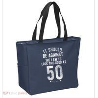 50th Birthday Gag Gift Idea 50 Year Old Joke Tote Bag thumb 2