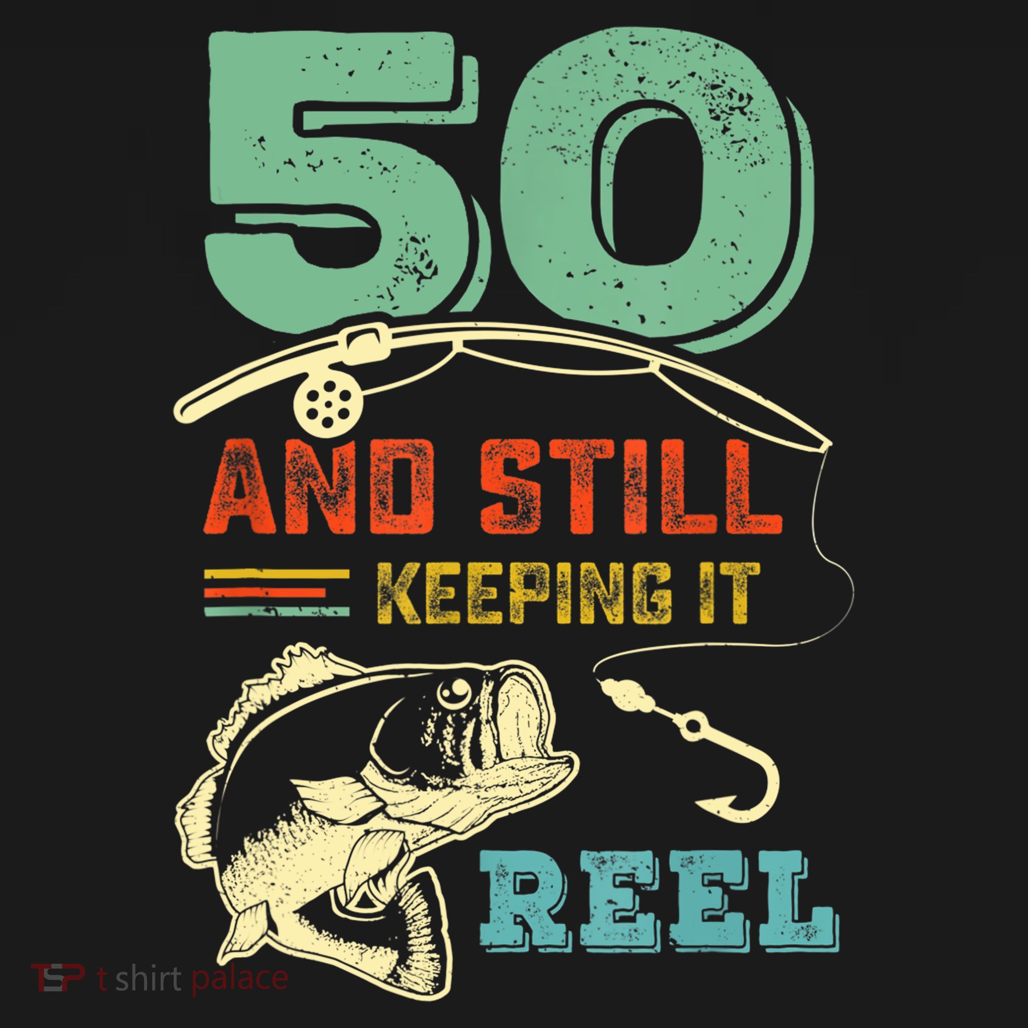 50th Birthday Gift For Fisherman Mens Long Sleeve Shirt