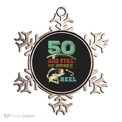 50th Birthday Gift For Fisherman Mens Ornament