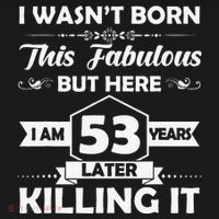 53rd Birthday Gift I Wasn't Born This Fabulous 53 Years Old Women's Hoodie thumb 2