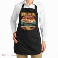 50th Birthday I'm Not Old I'm A Classic Custom Built Car 1976 Apron thumb 2