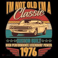 50th Birthday I'm Not Old I'm A Classic Custom Built Car 1976 Coffee Mug thumb 5