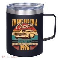 50th Birthday I'm Not Old I'm A Classic Custom Built Car 1976 12oz Stainless Steel Coffee Mug thumb 0