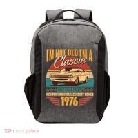 50th Birthday I'm Not Old I'm A Classic Custom Built Car 1976 Vector Backpack thumb 0