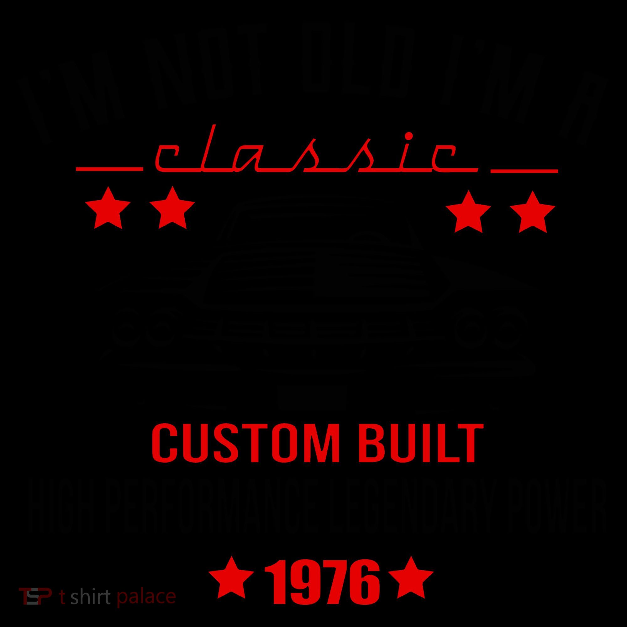 50th Birthday I'm Not Old I'm A Classic 1976 Custom Built High Performance Legendary Power Coffee Mug