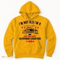 50th Birthday I'm Not Old I'm A Classic 1976 Custom Built High Performance Legendary Power Hoodie thumb 0