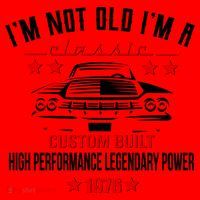 50th Birthday I'm Not Old I'm A Classic 1976 Custom Built High Performance Legendary Power Santa Hat thumb 1