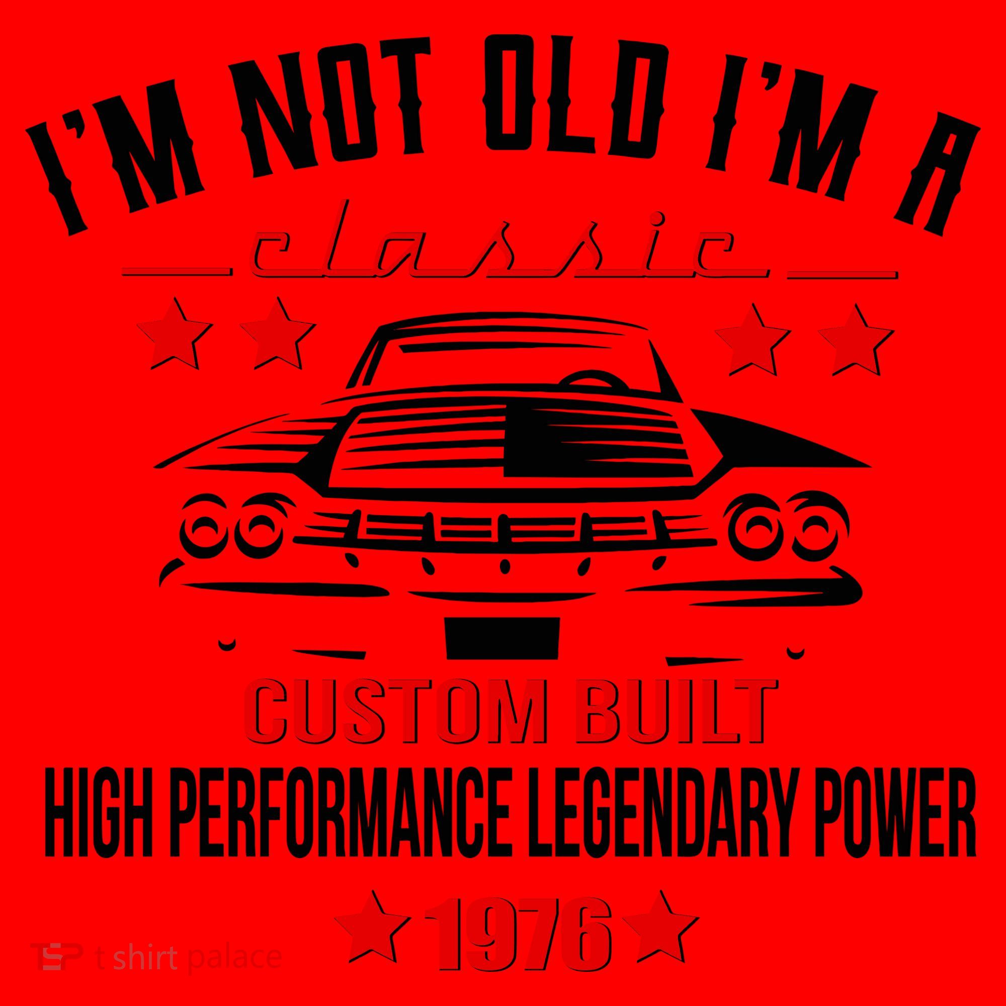 50th Birthday I'm Not Old I'm A Classic 1976 Custom Built High Performance Legendary Power Santa Hat
