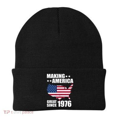 50th Birthday Making American Great Since 1976 Beanie