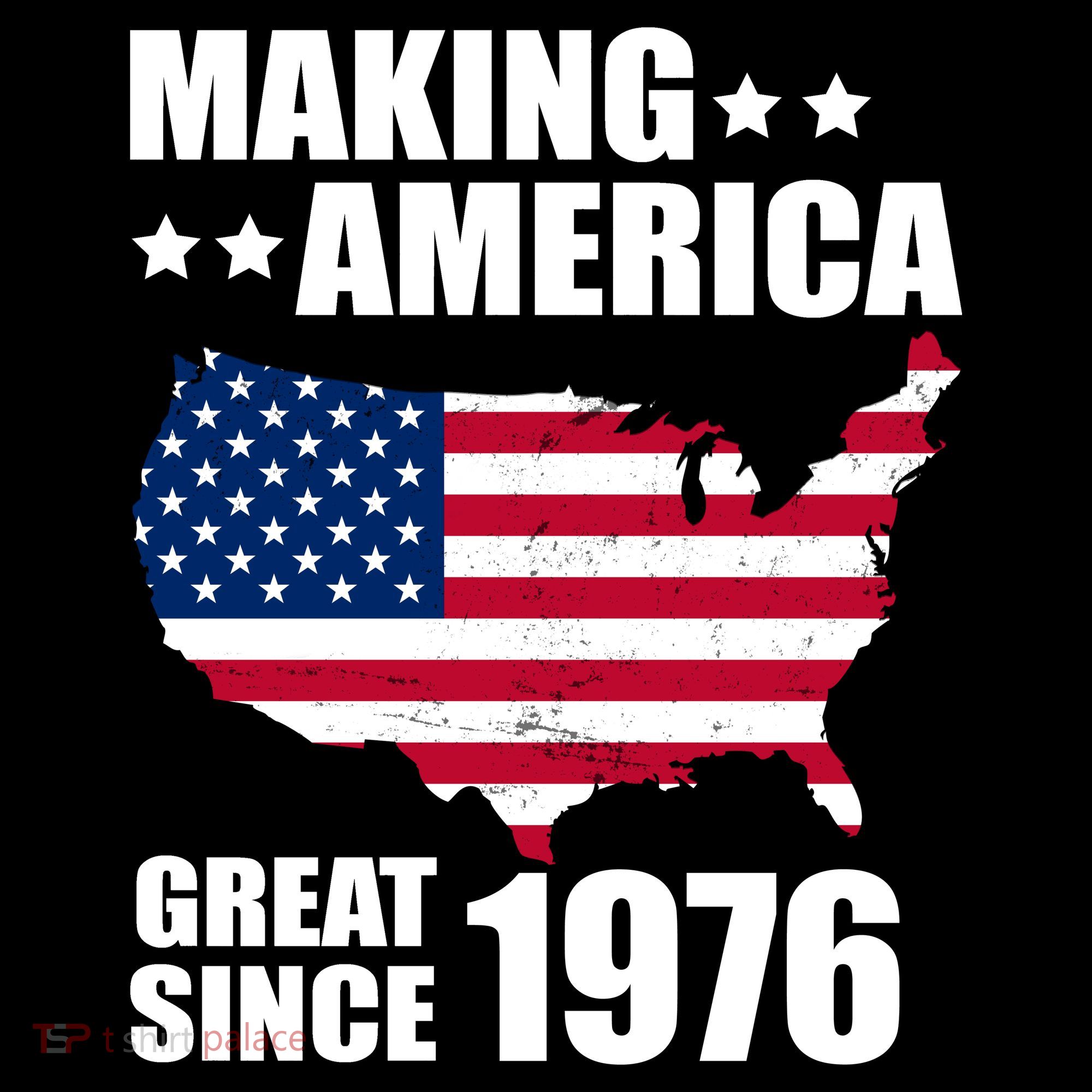 50th Birthday Making American Great Since 1976 Women's Hoodie