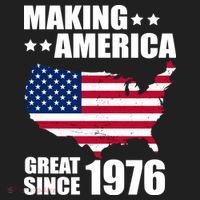 50th Birthday Making American Great Since 1976 Hat thumb 2