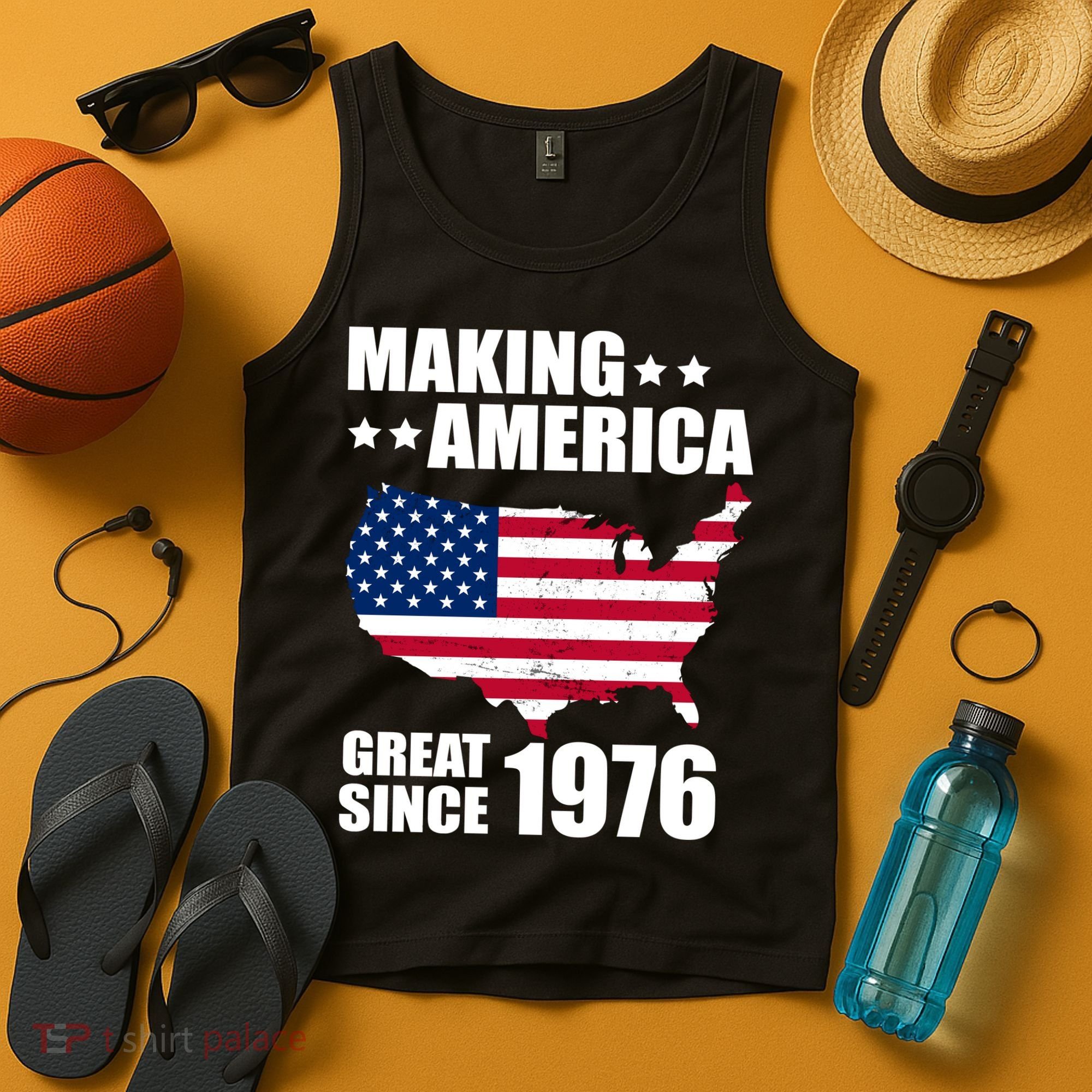 50th Birthday Making American Great Since 1976 Tank Top