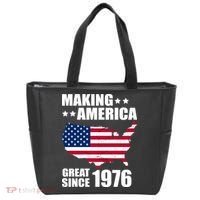 50th Birthday Making American Great Since 1976 Tote Bag thumb 0