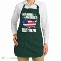 50th Birthday Making American Great Since 1976 Apron thumb 2