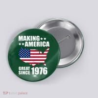50th Birthday Making American Great Since 1976 Button thumb 0
