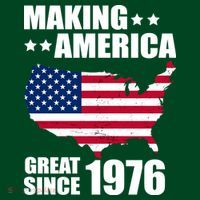 50th Birthday Making American Great Since 1976 Mousepad thumb 1