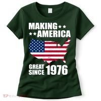 50th Birthday Making American Great Since 1976 Women's T-Shirt thumb 0