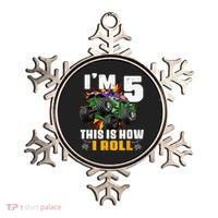 5th Birthday Monster Truck Rule JAM Five Years Ornament thumb 0
