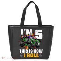 5th Birthday Monster Truck Rule JAM Five Years Tote Bag thumb 0