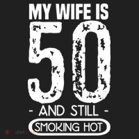 50th Birthday My Wife Is 50 Hat thumb 2