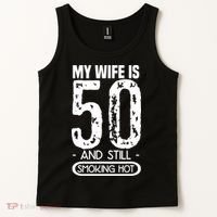 50th Birthday My Wife Is 50 Tank Top thumb 2