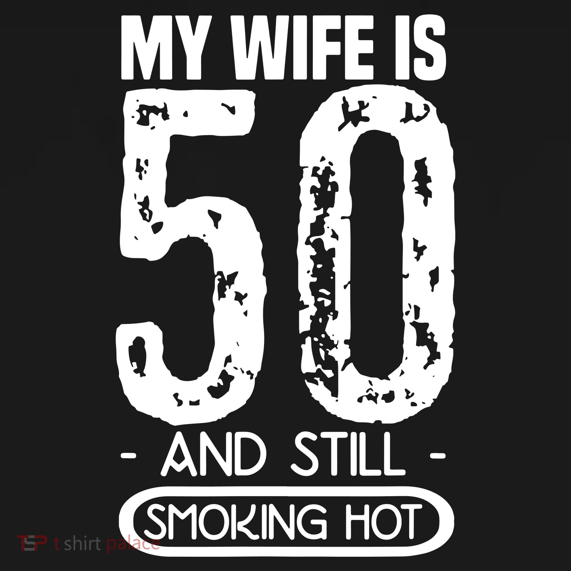 50th Birthday My Wife Is 50 Visor