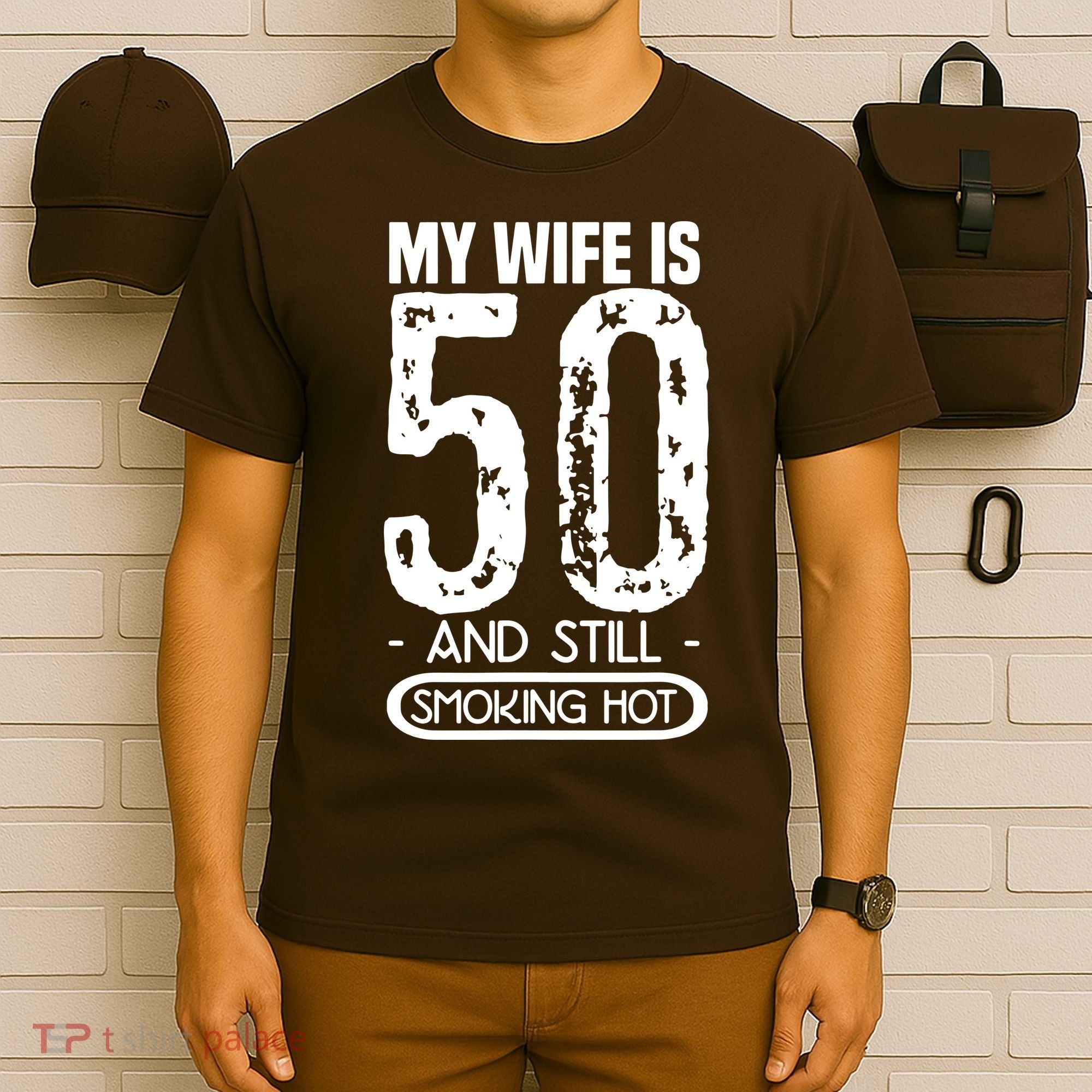 50th Birthday My Wife Is 50 T-Shirt
