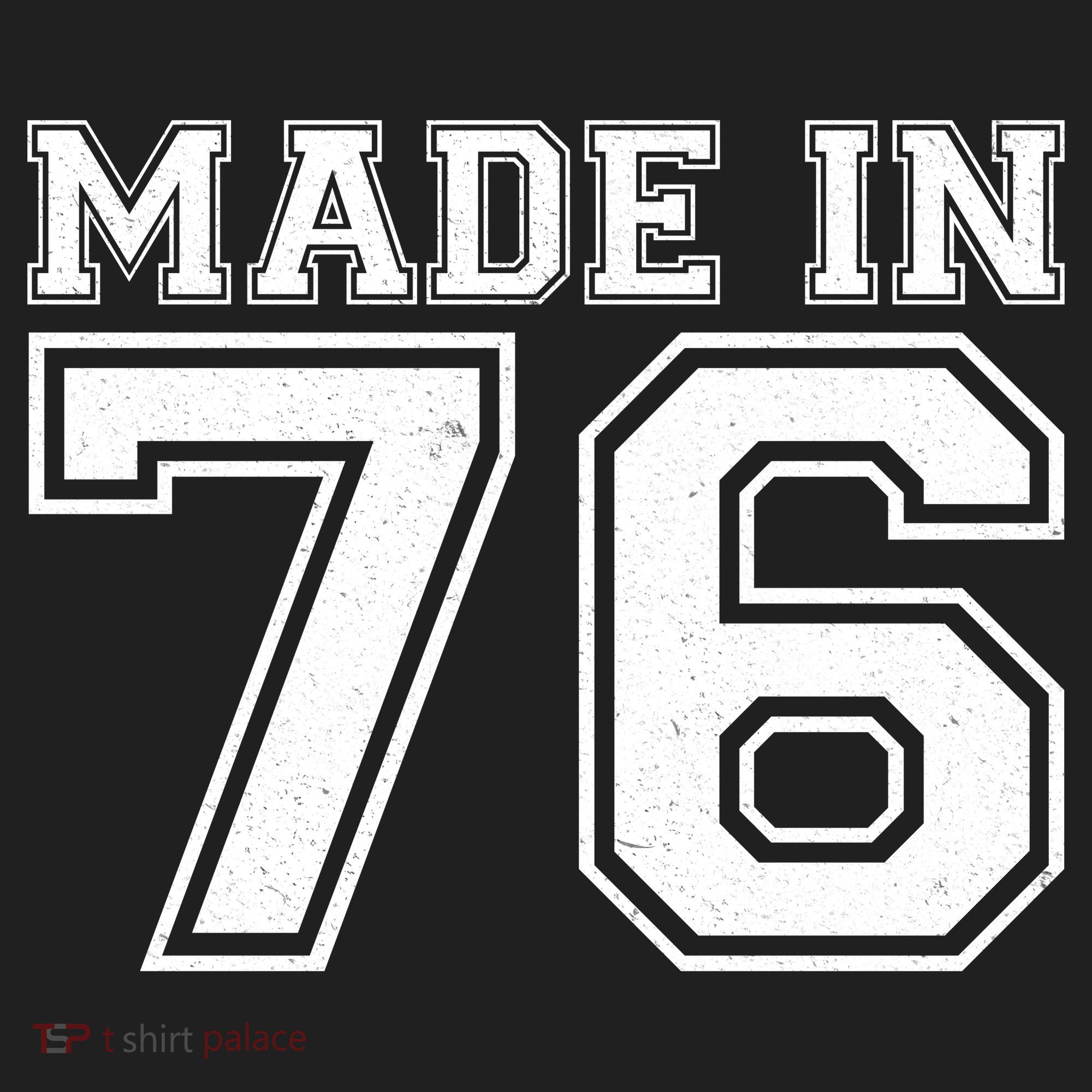 50 Birthday Made In 1976 Sports Jersey Hat