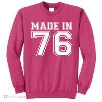 50 Birthday Made In 1976 Sports Jersey Sweatshirt thumb 0