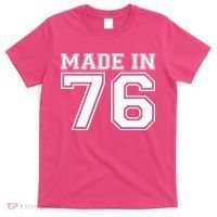 50 Birthday Made In 1976 Sports Jersey T-Shirt thumb 0