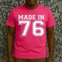50 Birthday Made In 1976 Sports Jersey T-Shirt thumb 3