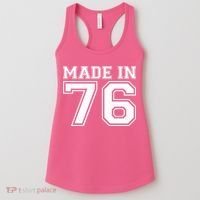50 Birthday Made In 1976 Sports Jersey Women's Tank Top thumb 0