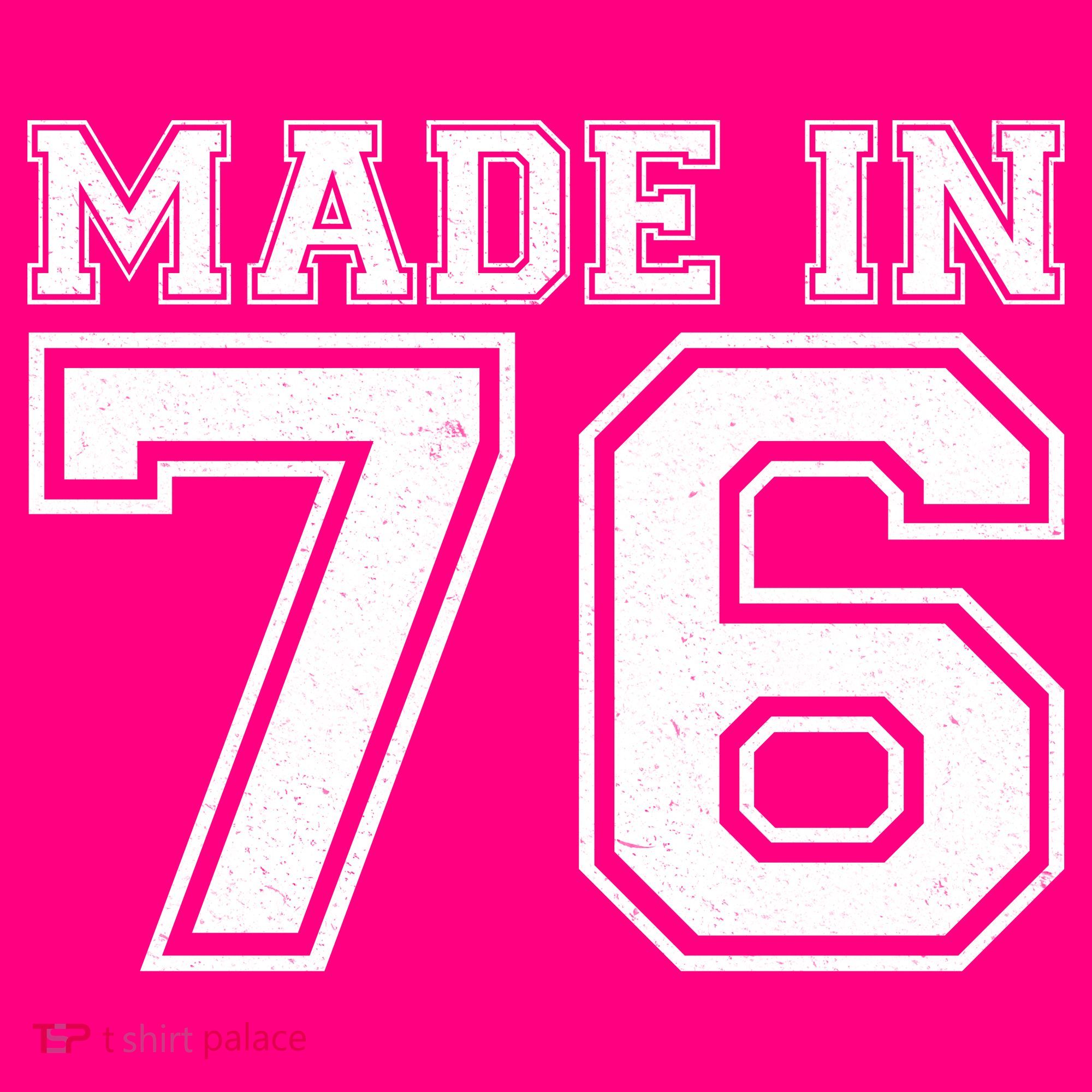 50 Birthday Made In 1976 Sports Jersey Women's Tank Top