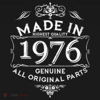 50th Birthday Made In 1976 Highest Quality Genuine All Original Parts Women's Hoodie thumb 2