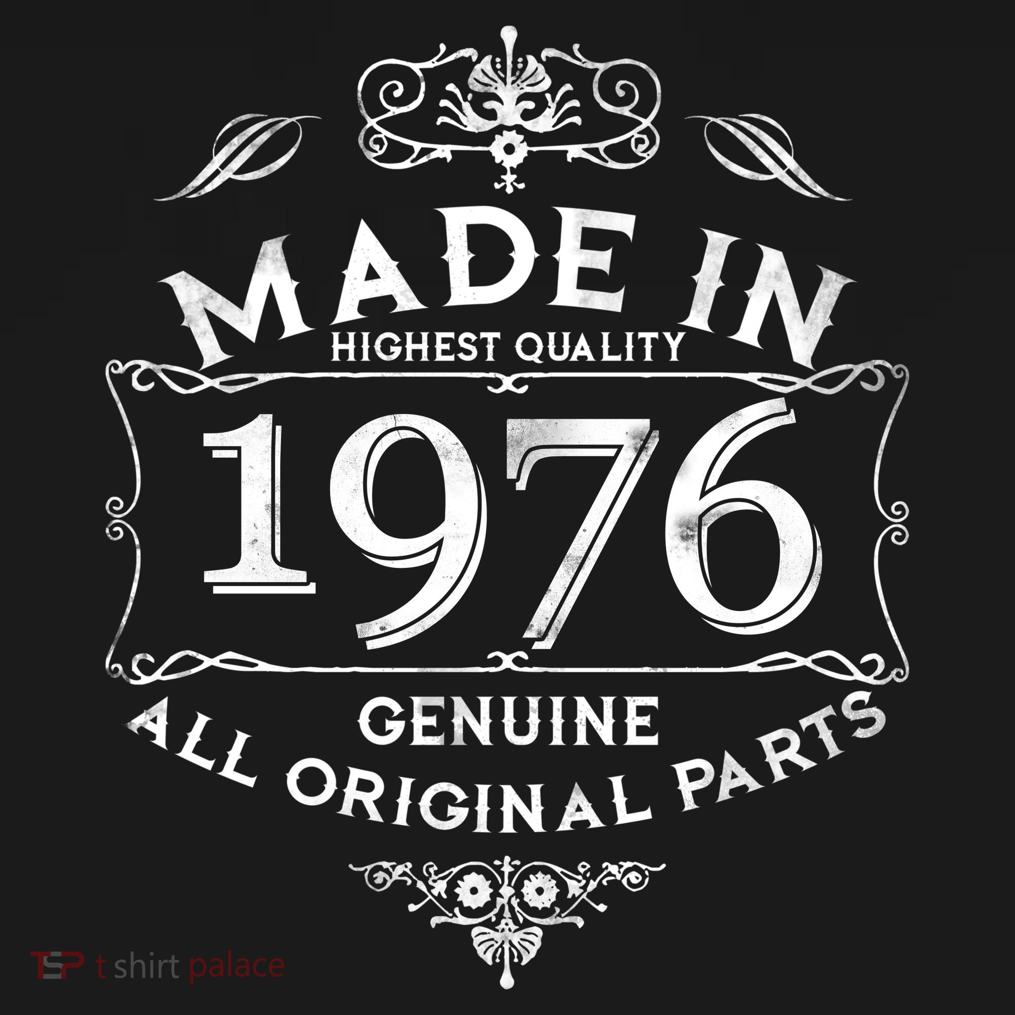 50th Birthday Made In 1976 Highest Quality Genuine All Original Parts Women's Tank Top