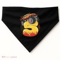 5th Birthday Monster Truck USA-Made Doggie Bandana thumb 0