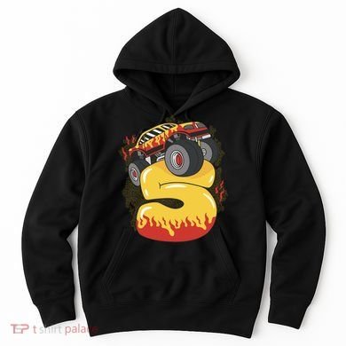 5th Birthday Monster Truck Hoodie