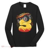 5th Birthday Monster Truck Long Sleeve Shirt thumb 0