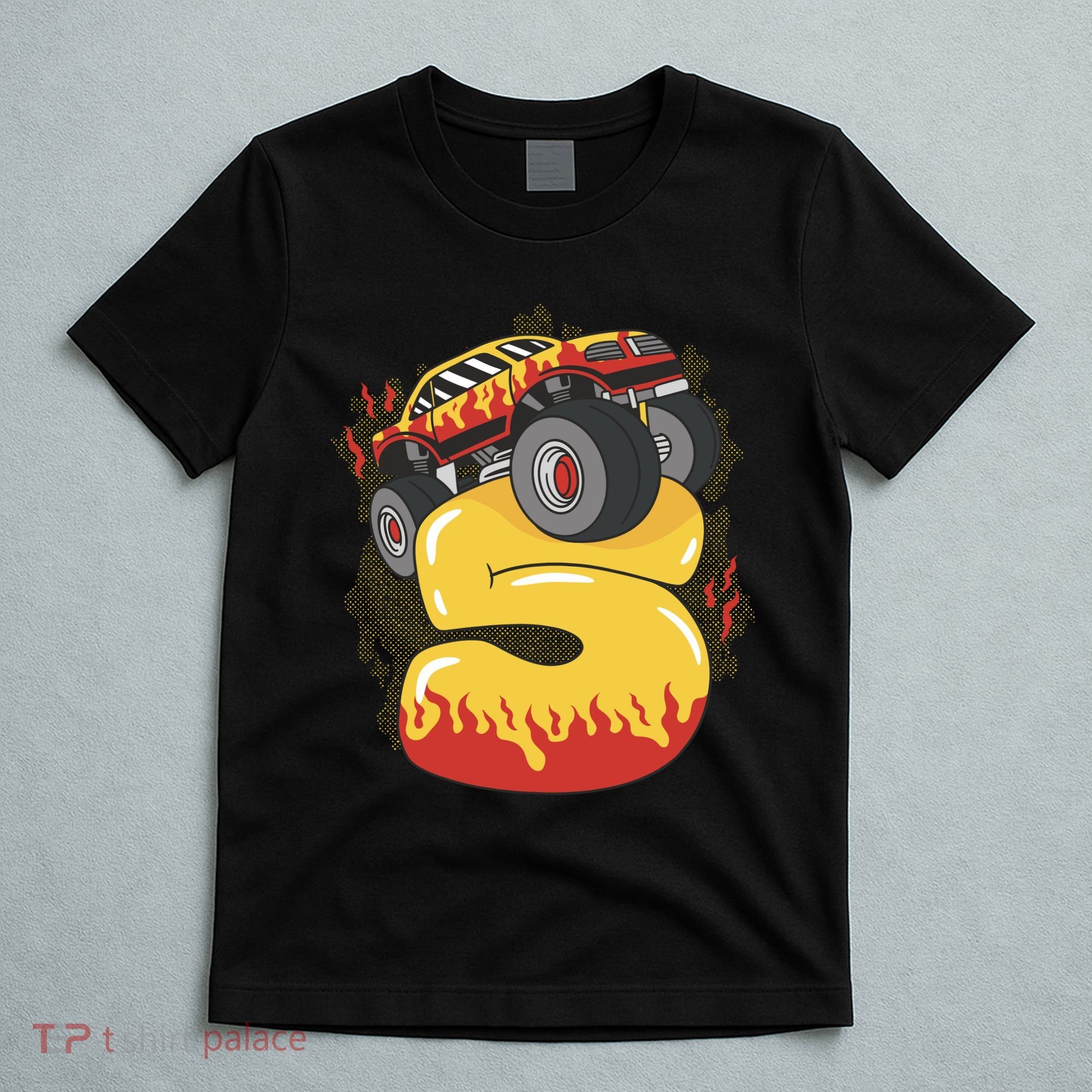 5th Birthday Monster Truck T-Shirt