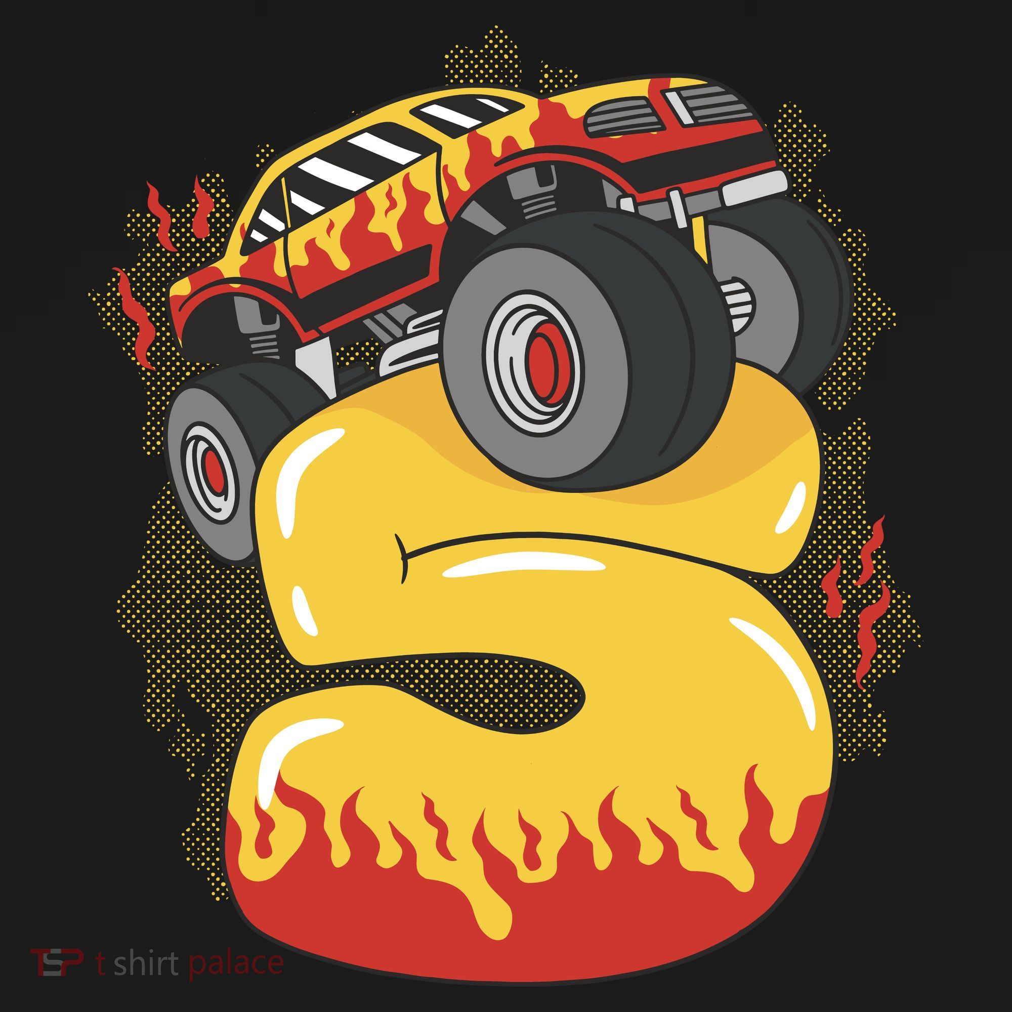 5th Birthday Monster Truck T-Shirt