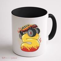 5th Birthday Monster Truck Coffee Mug thumb 1