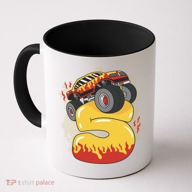 5th Birthday Monster Truck Coffee Mug