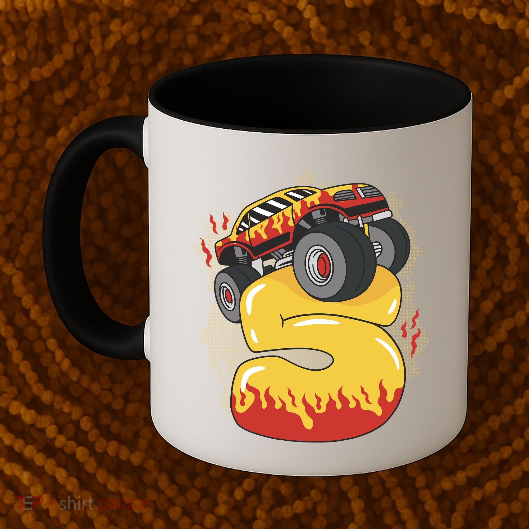 5th Birthday Monster Truck Coffee Mug