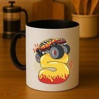 5th Birthday Monster Truck Coffee Mug thumb 4