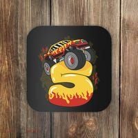 5th Birthday Monster Truck Coaster thumb 0
